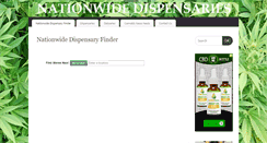 Desktop Screenshot of marijuanacannabisdispensary.com