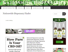 Tablet Screenshot of marijuanacannabisdispensary.com